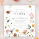 Elegant Garden Flowers Watercolor Möhippa Inbjudningar<br><div class="desc">Vår bästsäljare Zazzle inbjudningskort för möhippa bara har ett nytt trendig! Eleganten Garden Flowers Wildblomme Blommigt Inbjudningskort för möhippan. En petit, fyrkantig inbjudan designad att imponera med blommor i mjölkragar i skuggor av dammblått, rosa, guld, vitt och scarlet. Klassisk elegans med en modern twist, med handskriven kalligrafi och elegant serif-typografi....</div>