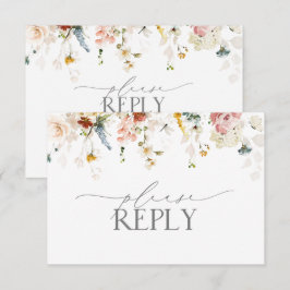 Elegant Garden Flowers Watercolor No Menu OSA