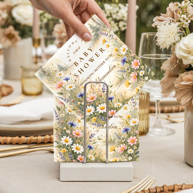 Elegant Garden Meadow Baby Shower Pappersservett (Skapare uppladdad)