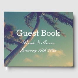 Elegant gäst bok för intim strand