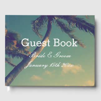 Elegant gäst bok för intim strand