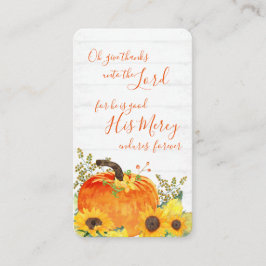 Elegant Ge tack, Thanksgiving Placeringskort