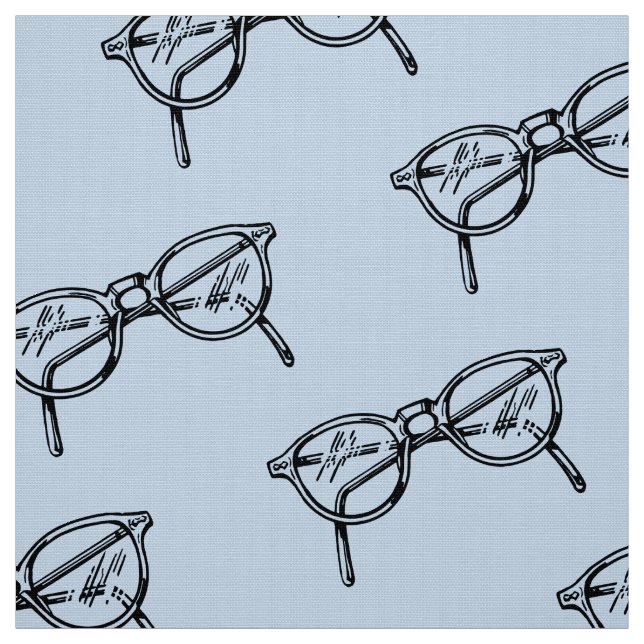 ELEGANT GEEK CHIC ROUND GLASSES MÖNSTER TYG (Provkarta)