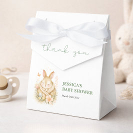 Elegant Gender Neutral Bunny Baby Shower Presentaskar