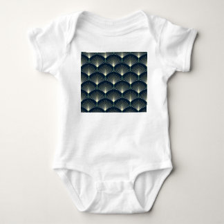 Elegant Geometric: Blue Art Deco. T Shirt