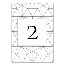 Elegant Geometric Mönster Bröllop