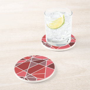 Elegant Geometrisk Bröllop Underlägg