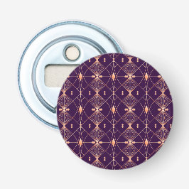 Elegant geometrisk mönster med orange diamant flasköppnare