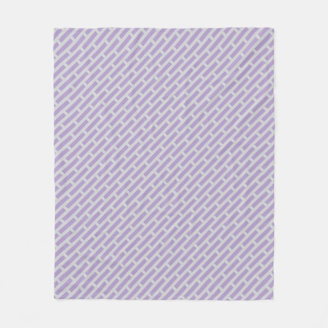 Elegant geometrisk övergripande mönster fleecefilt (Framsidan)