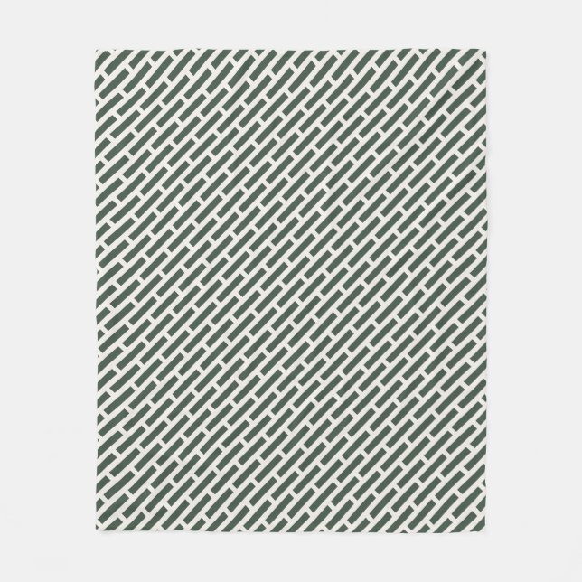 Elegant geometrisk övergripande mönster fleecefilt (Framsidan)