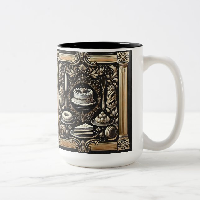 Elegant Gift for Bakers Två-Tonad Mugg (Höger)