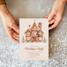 Elegant Gingerbröd House jul Party