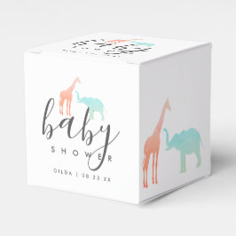 Elegant Giraffe Elephant Baby Shower Presentaskar