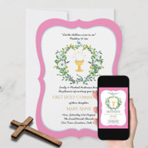 Elegant Girls Blommigt, första Heligans inbjudan t