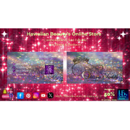 Elegant Girly Krona Colorful Glitter QR-kod Visitkort