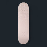 Elegant Girly Ro Guld Rosa Glitter Ombre Mini Skateboard Bräda 18,5 Cm<br><div class="desc">Denna elegant och chic är perfekt för trendiget och snyggten. Den har en faux-tryckt ro rosa och ro guld glitter och färg ombre-gradient. Det är modernt, söt, enkelt och sött! ***VIKTIG DESIGN-ANMÄRKNING: Om du vill ha en begäran från anpassad design, t.ex. matchande produktbegäranden, färg-ändringar, placeringsändringar eller någon annan ändringsbegäran, klickar...</div>
