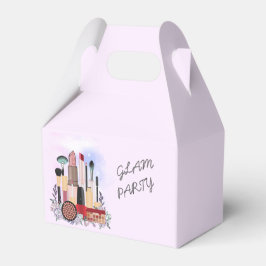 Elegant Girly Rosa Makeup Artist Glamor Presentaskar