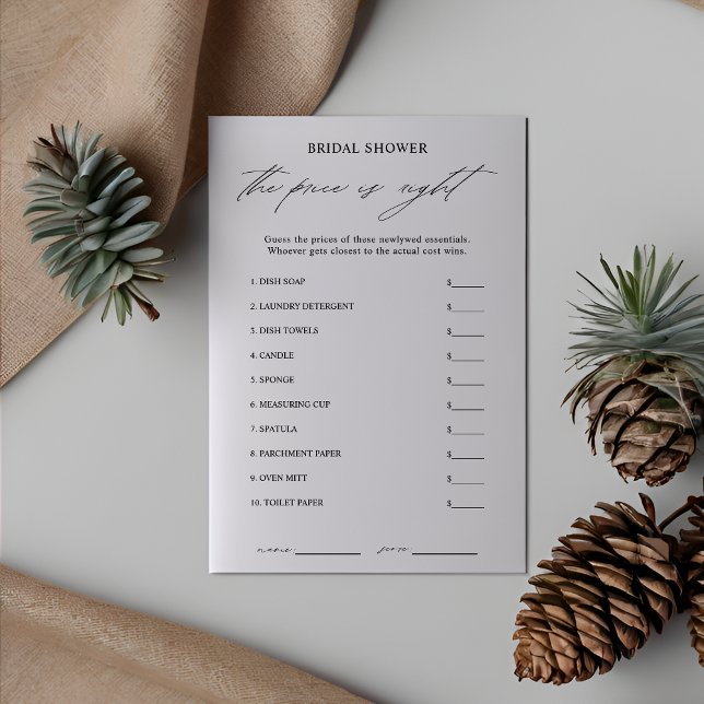 Elegant Gissa Högernas spel för Pris Möhippa Inbjudningar (Skapare uppladdad)