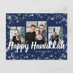 Elegant Glad Hanukkah Postkort Vykort