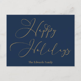 Elegant Glad helg Guld Kalligrafi Heart