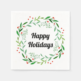 Elegant Glad helg julklapp andedräkt Pappersservett