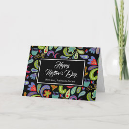 Elegant Glad mors dag Personlig Kort