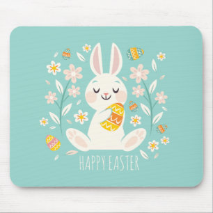 Elegant glad påskkanin   Mousepad Musmatta