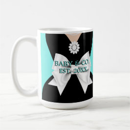 Elegant Glam Aqua Baby & Co Gravid Mamma ska vara Kaffemugg