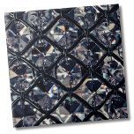 Elegant Glam Geometric Mönster Kakelplatta<br><div class="desc">Elegant Glam Black White Crystal Geometric Mönster Ceramic Tile. Den här söta glamorösa kristallutskriften är perfekt för den giriga flicka som gillar blanka varor! Så söt skulle det vara i ett glam badrum, salon eller smink. Om du vill använda den här plattan som en liten underlägg eller trivet för en...</div>