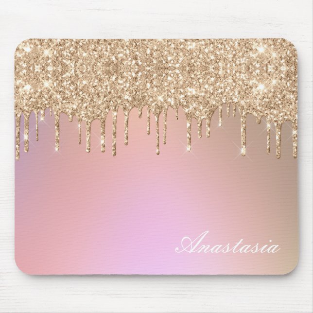 Elegant Glam Glitter Calligraphy Musmatta (Framsidan)