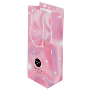 Elegant Glam Iridescent HoloGraph Vin Gift Bag
