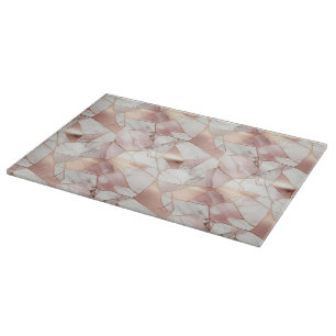 Elegant Glam Ro Guld Agate Marble Mönster