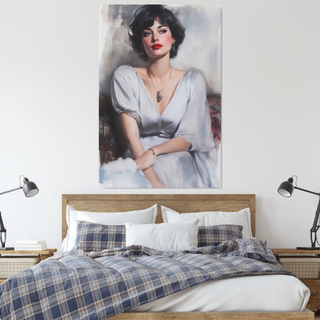 Elegant Glamor Canvastryck (Insitu (sovrum))