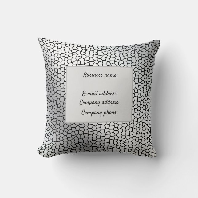 Elegant glasläder kudde (Framsida)