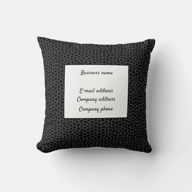 Elegant glasläder kudde (Framsida)