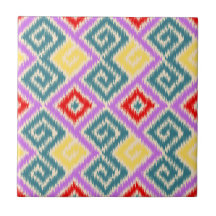 Elegant glatt mexikansk ikat mönster Kitchen Lila