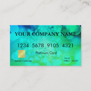 Elegant Glitter bokeh Kredit Card Visitkort