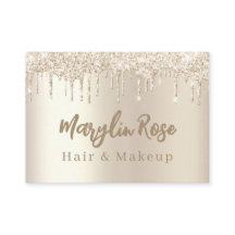 ELEGANT GLITTER DRIP CHIC ANPASSADE CHAMPAGNE