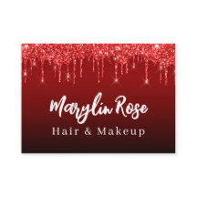 ELEGANT GLITTER DRIP-CHIC ANPASSADE RED