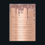 Elegant Glitter Drips Rose Guld Bröllop Sweet 16th Inbjudningar<br><div class="desc">elegant lyxig händelse Som designer försöker jag skapa moderna verktyg som hjälper dig att locka kunder till din verksamhet och få din verksamhet att växa Om du har andra frågor, vänligen meddela mig. Fler idéer om hur du utvecklar din verksamhet och får den att växa snabbt: https://www.karatgold.sg/index.php?page=signup https://www.karatbars.com/landing/?s=florencekdesign eller florenceKdesig@gmail.com...</div>