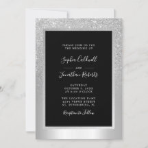 Elegant Glitter Foil All in One Bröllop