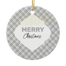 Elegant Glitter God jul Play Grått White