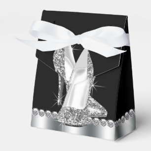 Elegant Glitter Högt Klacksko Presentaskar