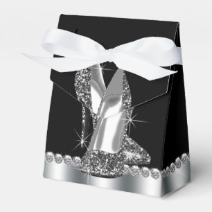 Elegant Glitter Högt Klacksko Presentaskar