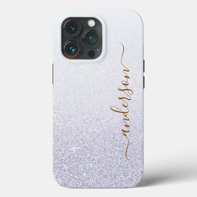 Elegant Glitter initialer Namn (Baksida )