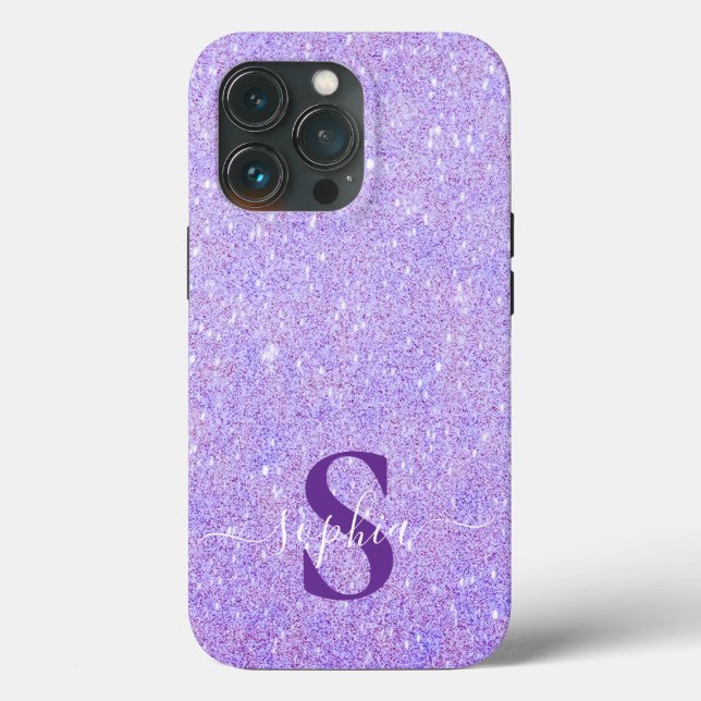 Elegant Glitter initialer Namn (Baksida )