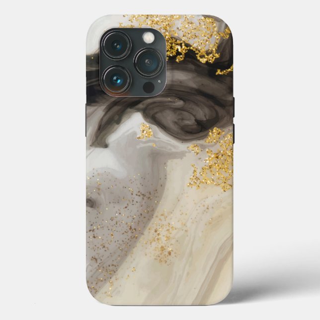 Elegant Glitter Marble Modern Chic (Baksida )