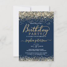 Elegant Glitter - marinblått vilken ålder som hels