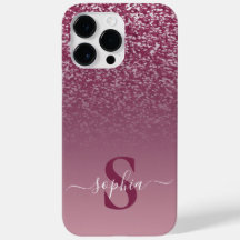 Elegant Glitter monogrammat Namn