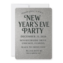 Elegant Glitter - nytt år för Kväll